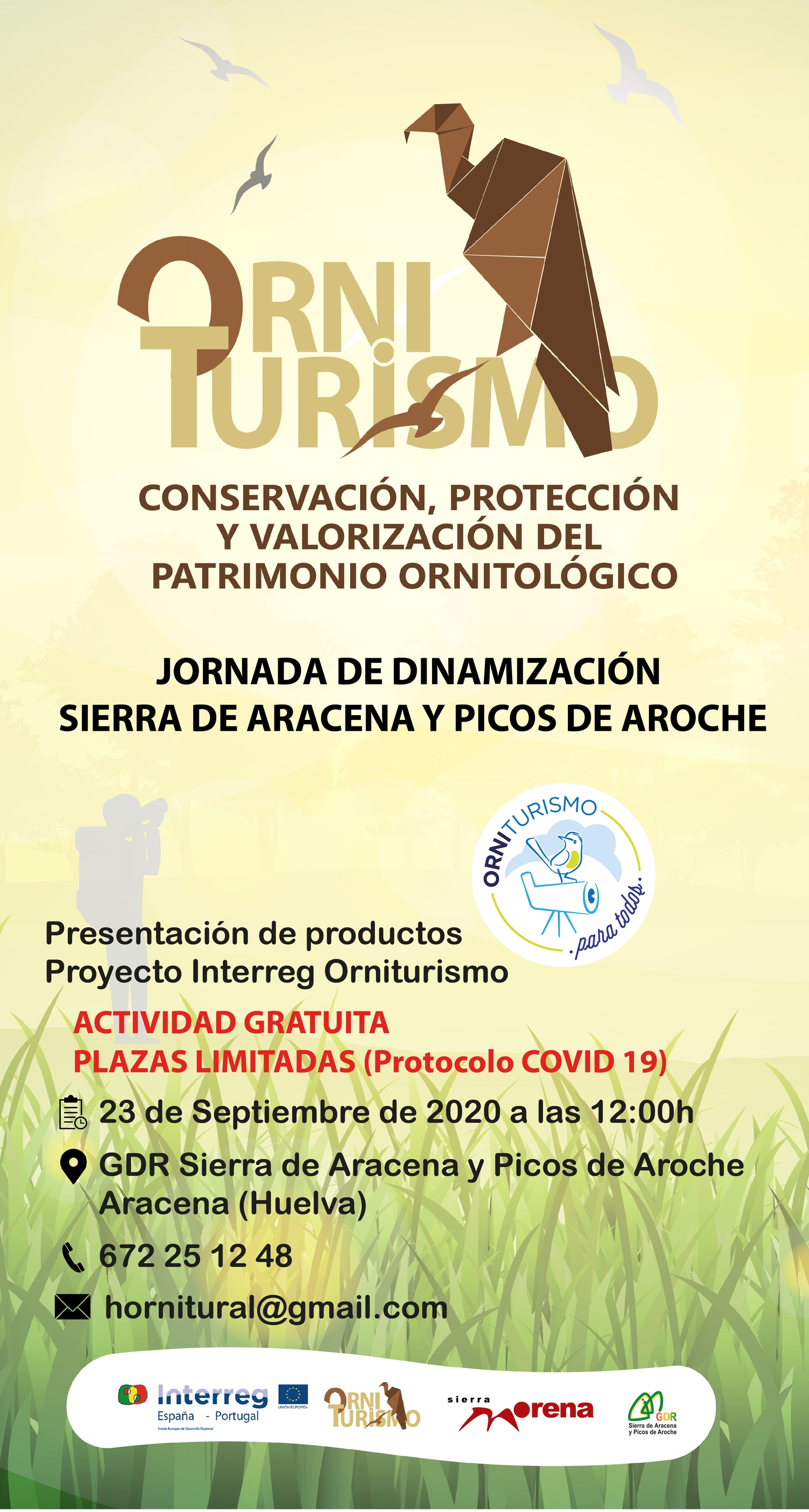 Jornada de dinamización Sierra de Aracena y Picos de Aroche en Aracena (23/09/2020)