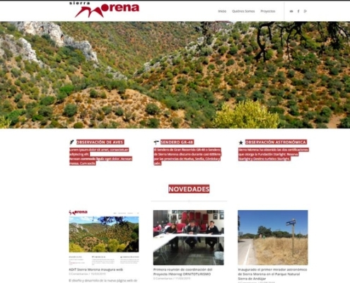ADIT Sierra Morena inaugura web